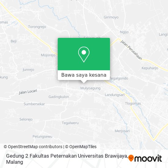 Peta Gedung 2 Fakultas Peternakan Universitas Brawijaya