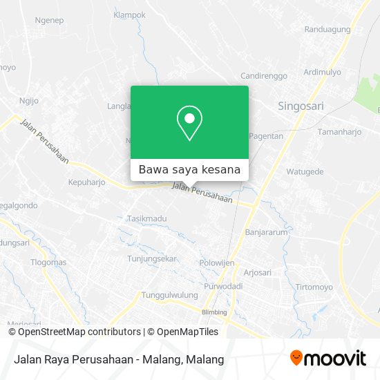 Peta Jalan Raya Perusahaan - Malang