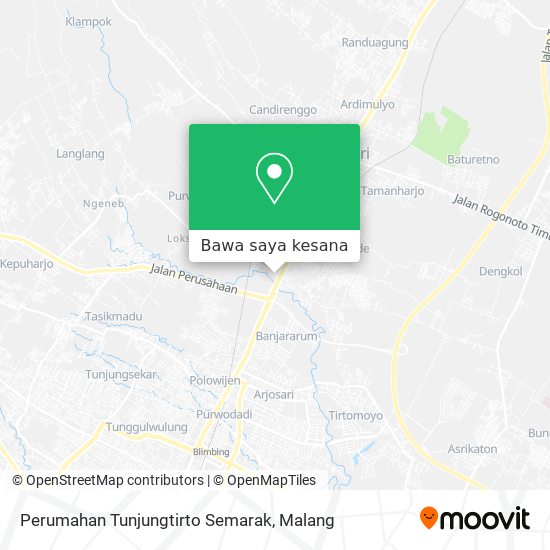 Peta Perumahan Tunjungtirto Semarak