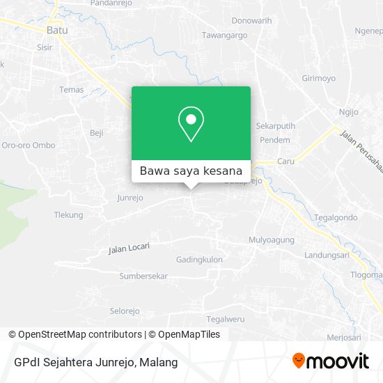 Peta GPdI Sejahtera Junrejo