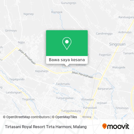 Peta Tirtasani Royal Resort Tirta Harmoni