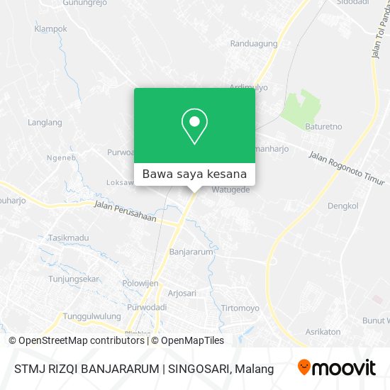 Peta STMJ RIZQI BANJARARUM | SINGOSARI