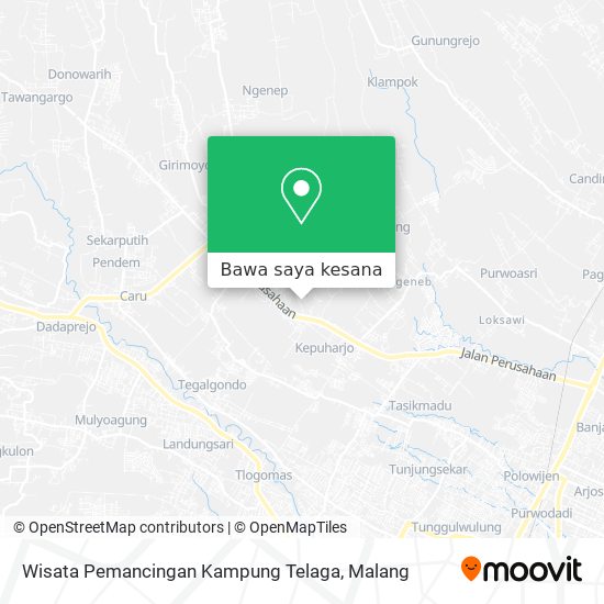 Peta Wisata Pemancingan Kampung Telaga