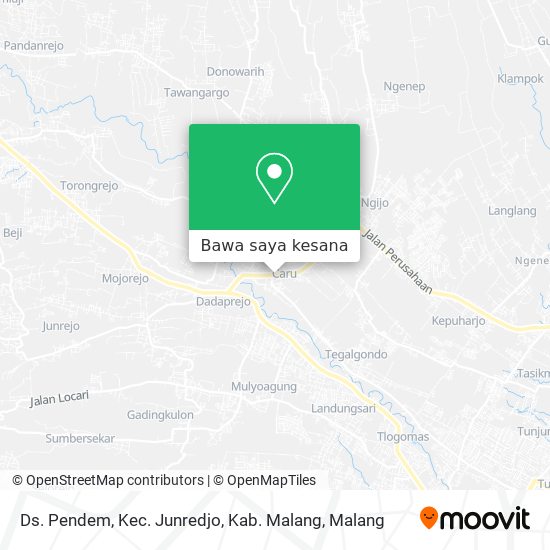 Peta Ds. Pendem, Kec. Junredjo, Kab. Malang