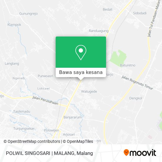 Peta POLWIL SINGOSARI | MALANG
