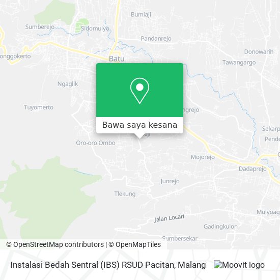 Peta Instalasi Bedah Sentral (IBS) RSUD Pacitan