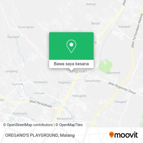 Peta OREGANO'S PLAYGROUND