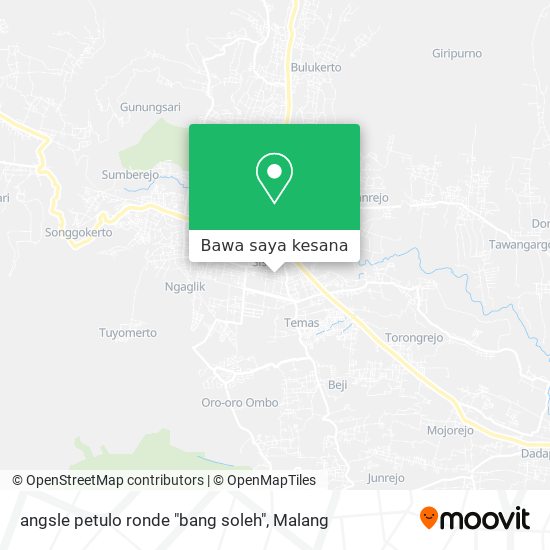 Peta angsle petulo ronde "bang soleh"