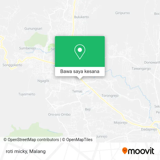 Peta roti micky