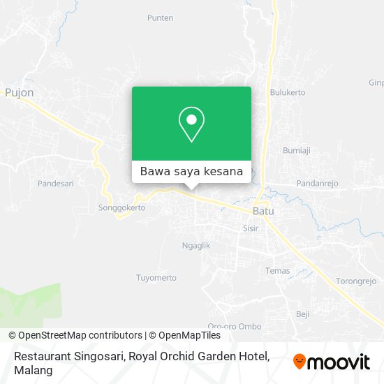Peta Restaurant Singosari, Royal Orchid Garden Hotel