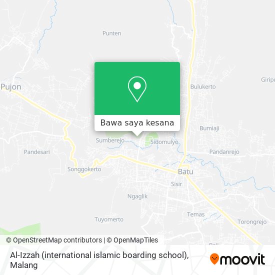 Peta Al-Izzah (international islamic boarding school)