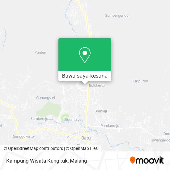 Peta Kampung Wisata Kungkuk