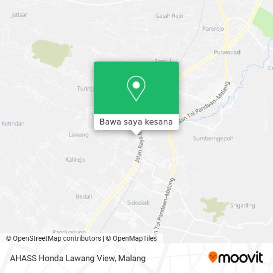 Peta AHASS Honda Lawang View