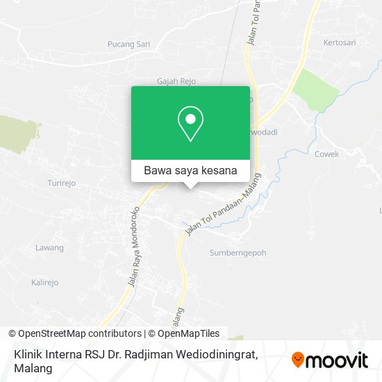 Peta Klinik Interna RSJ Dr. Radjiman Wediodiningrat