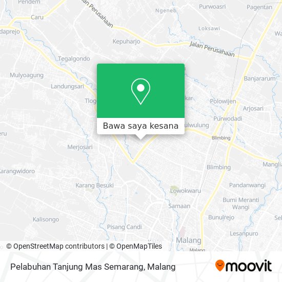 Peta Pelabuhan Tanjung Mas Semarang