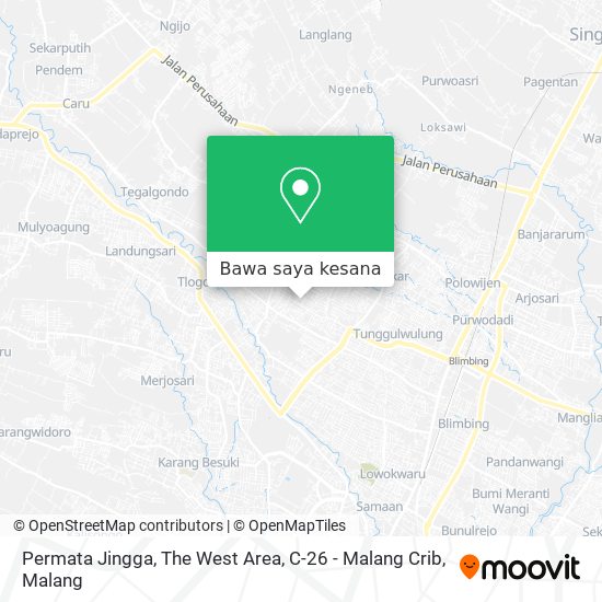 Peta Permata Jingga, The West Area, C-26 - Malang Crib