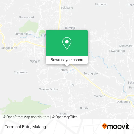 Peta Terminal Batu