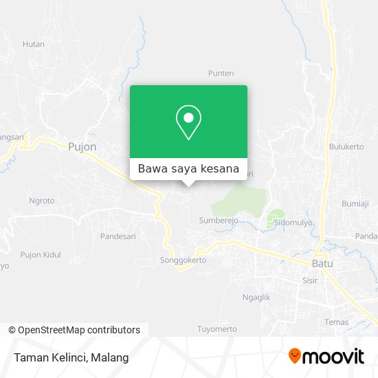 Peta Taman Kelinci