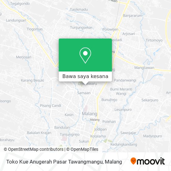 Peta Toko Kue Anugerah Pasar Tawangmangu