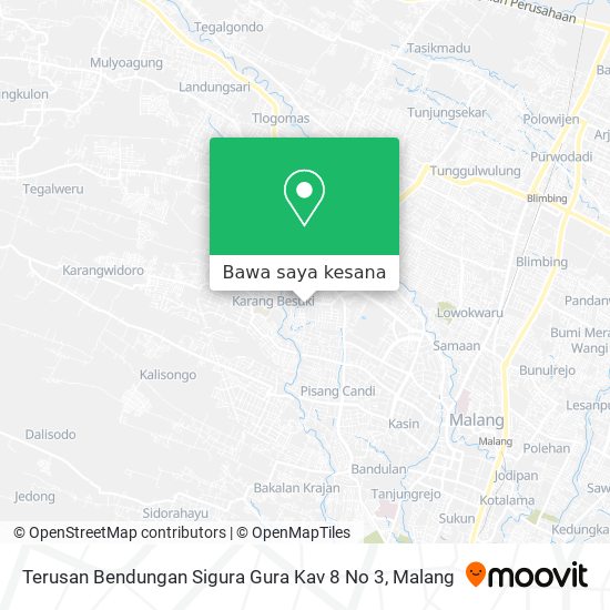Peta Terusan Bendungan Sigura Gura Kav 8 No 3