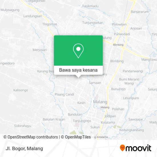 Peta Jl. Bogor