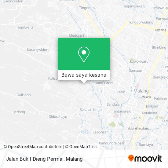 Peta Jalan Bukit Dieng Permai