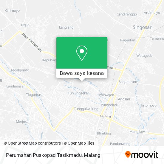 Peta Perumahan Puskopad Tasikmadu