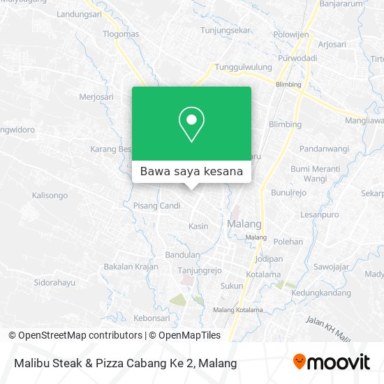 Peta Malibu Steak & Pizza Cabang Ke 2