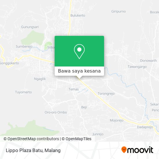 Peta Lippo Plaza Batu