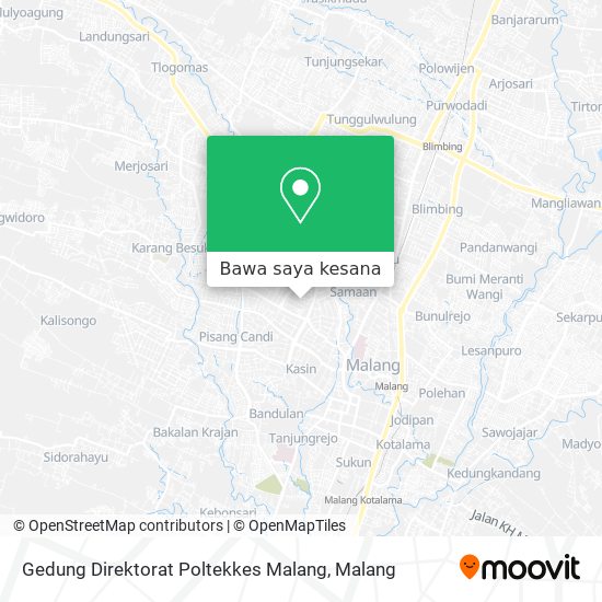 Peta Gedung Direktorat Poltekkes Malang