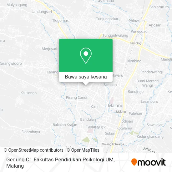 Peta Gedung C1 Fakultas Pendidikan Psikologi UM
