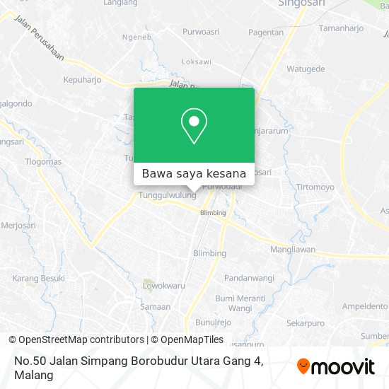 Peta No.50 Jalan Simpang Borobudur Utara Gang 4