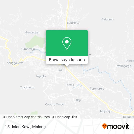 Peta 15 Jalan Kawi