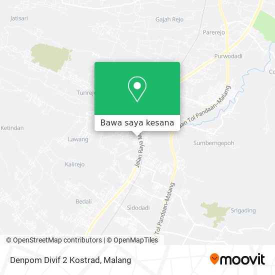 Peta Denpom Divif 2 Kostrad