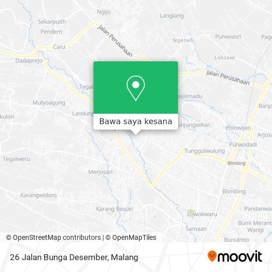 Peta 26 Jalan Bunga Desember