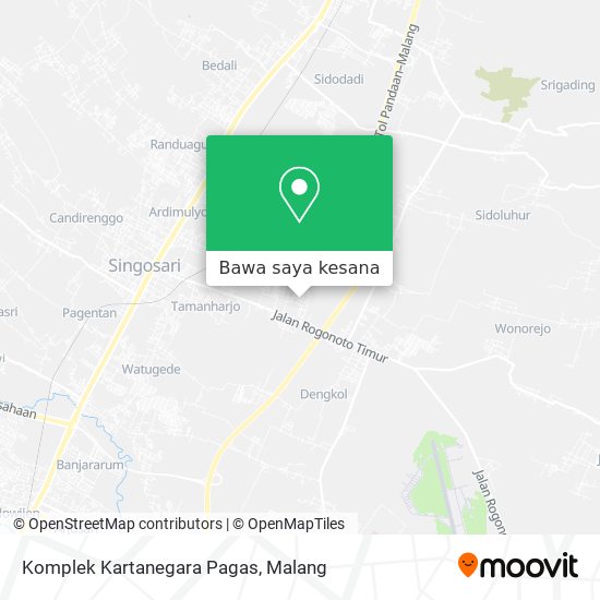 Peta Komplek Kartanegara Pagas