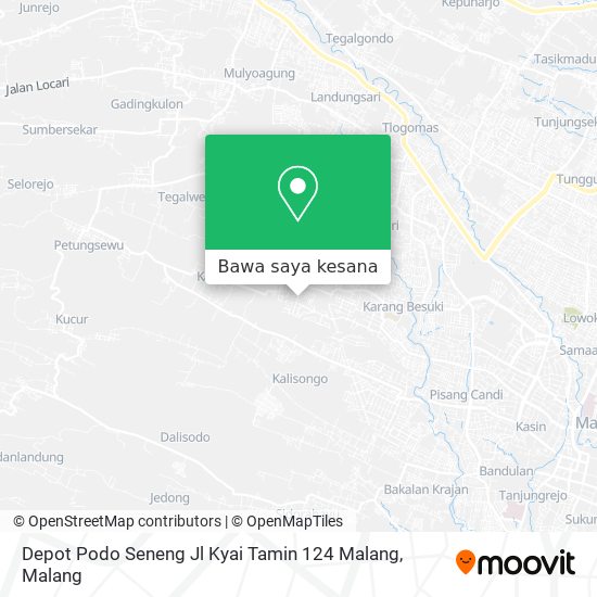 Peta Depot Podo Seneng Jl Kyai Tamin 124 Malang