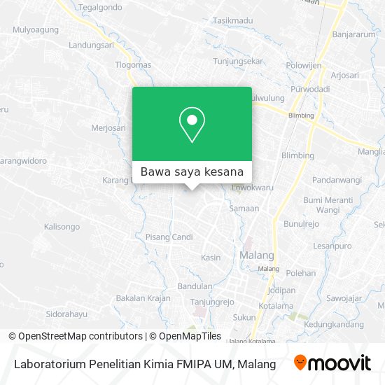 Peta Laboratorium Penelitian Kimia FMIPA UM