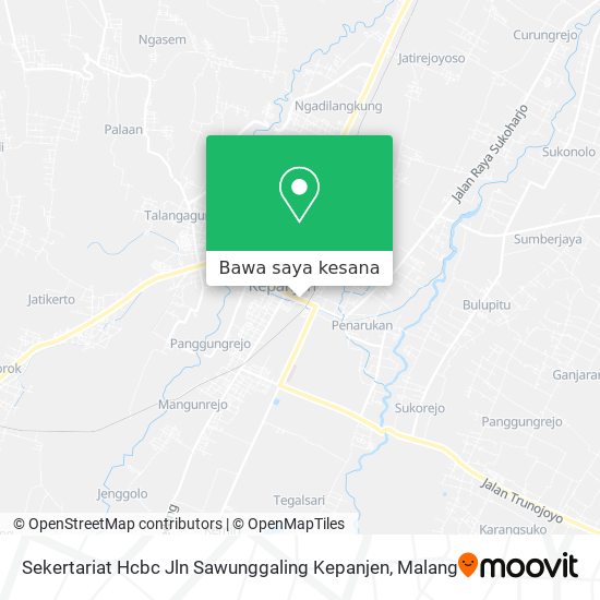 Peta Sekertariat Hcbc Jln Sawunggaling Kepanjen