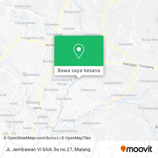 Peta JL Jembawan VI blok 3e no.27