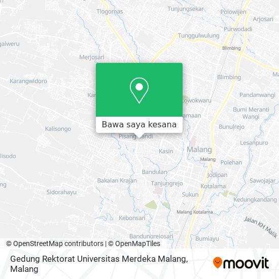 Peta Gedung Rektorat Universitas Merdeka Malang