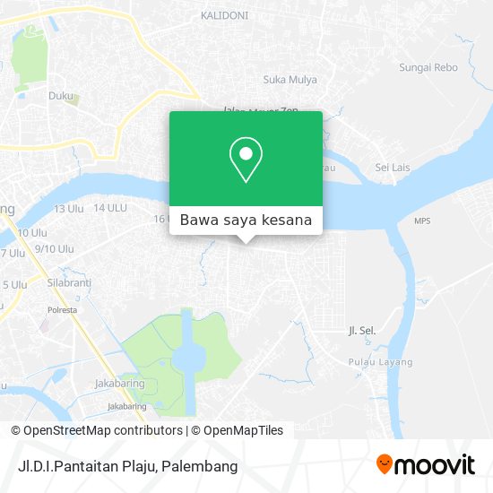 Peta Jl.D.I.Pantaitan Plaju