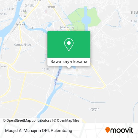 Peta Masjid Al Muhajirin OPI