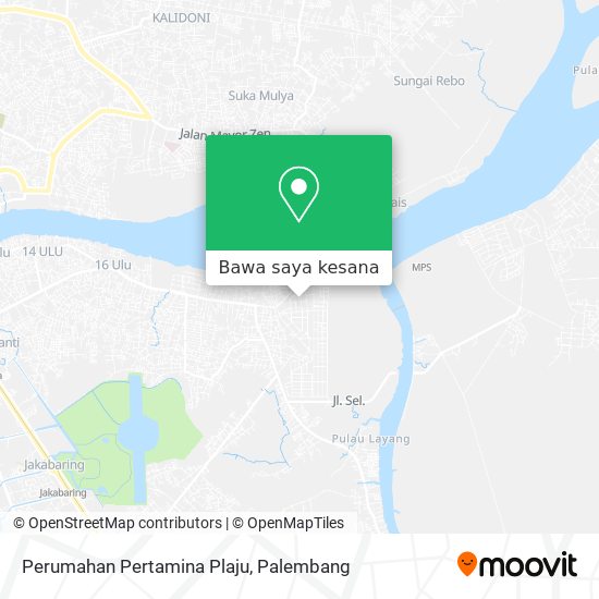 Peta Perumahan Pertamina Plaju