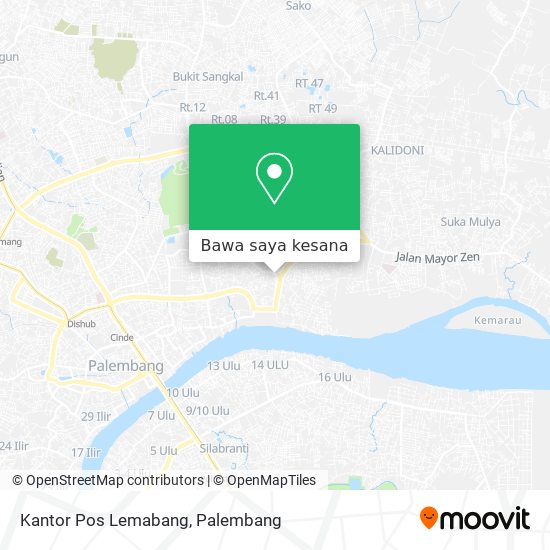Peta Kantor Pos Lemabang