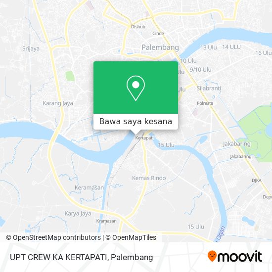 Peta UPT CREW KA KERTAPATI