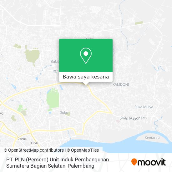 Peta PT. PLN (Persero) Unit Induk Pembangunan Sumatera Bagian Selatan