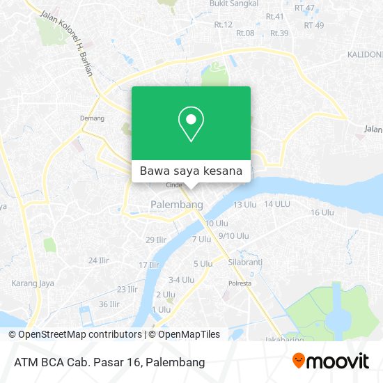 Peta ATM BCA Cab. Pasar 16
