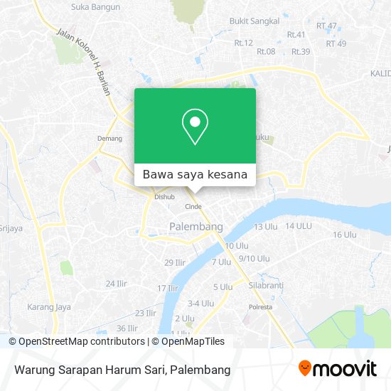 Peta Warung Sarapan Harum Sari