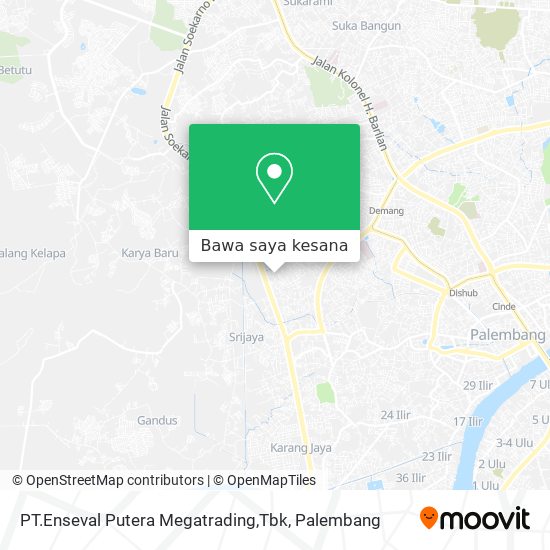 Peta PT.Enseval Putera Megatrading,Tbk